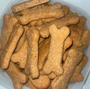 Sweet Potato and Peanut Butter Dog Treats